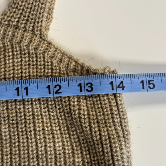 Anthropologie by Anthropologie Twist Front Sweater Set Beige Neutral Size XS - Picture 9 of 16